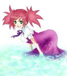  amanchu green_eyes hairclip ninomiya_ai redhead solo submerged twintails uniform water yuieverblue 