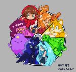  1boy 6+girls ? adventure_time animal_ears animal_nose blue_eyes blue_hair bow cardcaptor_sakura chalk color_wheel color_wheel_challenge colored_skin creeper cupidcry deltarune eating fox_boy fox_ears fox_tail furry furry_male fuuin_no_tsue gloves grey_background grin hair_over_eyes hatsune_miku highres holding holding_paper holding_wand inkling inkling_girl kinomoto_sakura lumpy_space_princess luna_(my_little_pony) minecraft multiple_drawing_challenge multiple_girls multiple_tails my_little_pony my_little_pony:_friendship_is_magic orange_eyes orange_hair paper pony_(animal) purple_hair purple_skin red_bow sharp_teeth simple_background smile sonic_(series) splatoon_(series) susie_(deltarune) sweat tail tails_(sonic) teeth two_tails vocaloid wand white_gloves winged_unicorn wings yellow_teeth 