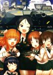 girls_und_panzer japan_self-defense_force multiple_girls tank