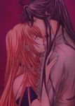 1girl couple fuumin_(spike_heel) kamui_gakupo long_hair male megurine_luka nail_polish pink_hair purple_hair vocaloid 