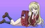  blonde_hair evangeline_a_k_mcdowell mahou_sensei_negima! negativezero school_uniform 