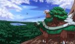  pokemon pokemon_(game) pokemon_dppt pokemon_rgby scenery sky tinylance torterra 