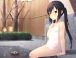  blood forehead glint hirasawa_yui k-on! nakano_azusa naked_towel nosebleed o_o peeping tainaka_ritsu ton-chan towel turtle 