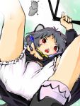  bloomers dowsing_rod goton_goton grey_hair jewelry mouse mouse_ears mouse_tail nazrin pendant red_eyes short_hair solo tail touhou 