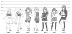  6+girls ahoge akebono_(kancolle) akebono_kai_ni_(kancolle) asymmetrical_clothes belt bike_shorts bike_shorts_under_skirt choker commentary_request dress dress_shirt fingerless_gloves full_body gloves greyscale hair_ribbon hairband hands_on_own_hips hat height_chart height_difference height_mark highres jacket janus_(kancolle) jervis_(kancolle) kagerou_(kancolle) kagerou_kai_ni_(kancolle) kantai_collection long_hair mary_janes monochrome multiple_girls neck_ribbon neckerchief one_eye_closed open_mouth parted_bangs pleated_skirt ponytail puffy_short_sleeves puffy_sleeves revision ribbon sailor_collar sailor_dress sailor_hat sailor_shirt school_uniform serafuku shiranui_(kancolle) shiranui_kai_ni_(kancolle) shiratsuyu_(kancolle) shiratsuyu_kai_ni_(kancolle) shirt shoes short_hair short_sleeves shorts shorts_under_skirt side_ponytail single_thighhigh skirt tenshin_amaguri_(inobeeto) thigh-highs twintails vest whistle whistle_around_neck yahagi_(kancolle) yahagi_kai_ni_(kancolle) 
