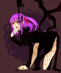  dark_sakura fate/stay_night fate_(series) matou_sakura pinstripe_pattern purple_hair red_eyes striped tentacles yakumo yakumo@twitter 