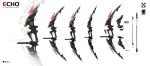  absurdres arrow_(projectile) bow_(weapon) chinese_commentary commentary concept_art english_text highres multiple_views no_humans official_art punishing:_gray_raven simple_background weapon weapon_focus white_background wu_lun_wujin 