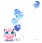  balloon drifloon jigglypuff lowres nazumu no_humans oekaki pokemon pokemon_(creature) simple_background 