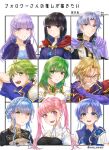  3boys 6+girls black_hair blonde_hair erinys_(fire_emblem) fire_emblem followers_favorite_challenge green_hair highres hilda_valentine_goneril looking_at_viewer marianne_von_edmund multiple_boys multiple_drawing_challenge multiple_girls narcian_(fire_emblem) olwen_(fire_emblem) pent_(fire_emblem) pink_hair portrait shanna_(fire_emblem) sophia_(fire_emblem) tsukimura_(d24f4z8j3t) wolt_(fire_emblem) 