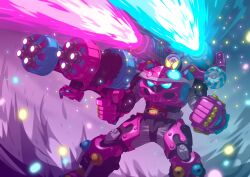  1boy absurdres armor black_background bodysuit candy crank finishing_move food full_body gauntlets gloves grey_bodysuit gun gurucan henshin_belt_gavv highres holding holding_weapon kamen_rider kamen_rider_gavv kamen_rider_gavv_(series) lollipop looking_at_viewer machine_gun male_focus otokamu power_armor rider_belt shoulder_cannon simple_background solo sparks swirl_lollipop tokusatsu weapon yellow_eyes 