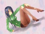  blush convenient_leg durarara!! high_heels legs long_hair miniskirt niinarumi panties panties_under_pantyhose pantyhose shoes skirt solo sweater underwear yagiri_namie 