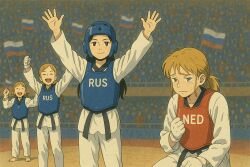  ai-generated netherlands original russia story_in_commentary taekwondo 