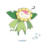  1other ? digimon flower full_body highres looking_at_viewer no_humans simple_background solo sunflower sunflowmon tail white_background youzaiyouzai112 
