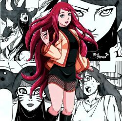  1girl long_hair naruto naruto_(series) red_hair uzumaki_kushina 