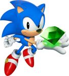  1boy animal_ears animal_nose black_eyes blue_fur body_fur boots chaos_emerald clenched_hand closed_mouth full_body furry furry_male gloves hedgehog male_focus official_art red_footwear shoes simple_background solo sonic_(series) sonic_the_hedgehog tail transparent_background white_gloves 