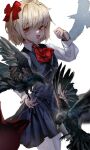  1girl blonde_hair henginnnnnn highres red_eyes rumia short_hair solo touhou 