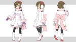 1girl coat concept_art earmuffs gloves meiko nanasaki pantyhose project_diva project_diva_2nd ribbon vocaloid winter_clothes
