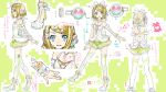  concept_art ebisu_kana jewelry kagamine_rin legs necklace project_diva project_diva_2nd ribbon thigh-highs thighhighs vocaloid 