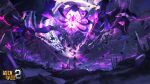  1boy benghuai_xueyuan copyright_name glowing glowing_eye honkai_(series) master_of_wills_(benghuai_xueyuan) monster official_art otto_apocalypse scenery standing tagme third-party_source 