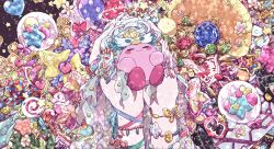  balloon blush_stickers bourbon_(kirby) candy closed_eyes coin copy_ability crystal_shards dragoon_(kirby) fleur_tornado_kirby food gears heart heart_balloon highres hydra_(kirby) invincible_candy kirby kirby_(series) lollipop maxim_tomato puzzle_piece sparkle star_allies_sparkler star_block star_dream star_rod starship_(vehicle)_(kirby) tornado_kirby treasure_chest triple_star tsunashi_(uwdm5757) ultra_sword wondog wondy 