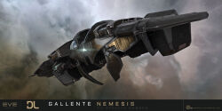  3d absurdres advanced_ship_(eve_online) attack_ship_(eve_online) clouds commentary company_logo company_name copyright_logo copyright_name covert_ops_(eve_online) dated duvolle_laboratories_(eve_online) english_text eve_online frigate_(eve_online) gallente_federation_(eve_online) glowing highres logo maya_(medium) military_vehicle no_humans official_art radio_antenna realistic science_fiction spacecraft star_(sky) starry_sky_background tech_2_ship_(eve_online) vehicle_focus vehicle_name ymir_jonsson 