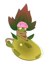 absurdres combos_&amp;_doodles highres leaf mega_victreebel no_humans pink_lips plant pokemon pokemon_(creature) pokemon_legends:_z-a simple_background solo victreebel vines white_background