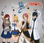  abs album_cover angel_wings arm_up armor armpits belt black_hair blonde_hair breasts cat cleavage closed_eyes cover disc_cover dvd_cover erza_scarlet everyone fairy_tail flying gauntlets gray_fullbuster grin hair_ribbon happy happy_(fairy_tail) large_breasts long_hair lucy_heartfilia muscle natsu_dragneel pink_hair pleated_skirt red_hair ribbon scan short_hair side_ponytail skirt smile spiked_hair standing standing_on_one_leg tank_top tattoo thigh_gap trench_coat vest whip wings wristband 