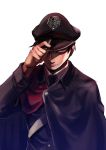  1boy 302 black_eyes cape military military_hat military_uniform rivaille shingeki_no_kyojin solo uniform 