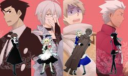  archer axis_powers_hetalia belarus_(hetalia) black_hair blonde_hair bow chocolate crossover dress fate/stay_night fate_(series) hair_bow hat kirisame_marisa long_hair morichika_rinnosuke purple_eyes r_dorothy_wayneright red_hair ribbon roger_smith russia_(hetalia) skirt the_big_o tohsaka_rin toosaka_rin touhou valentine witch_hat yellow_eyes 