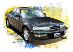  2025 abstract_background artist_name car commentary_request copyright_notice dated grey_car honda honda_accord license_plate logo motor_vehicle nimbus_goldbrum no_humans original product_placement realistic right-hand_drive shadow simple_background spoiler_(automobile) steering_wheel vehicle_focus watermark white_background 