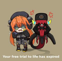 1girl anger_vein angry long_hair looking_at_viewer magus_(zenless_zone_zero) orphie_(zenless_zone_zero) orphie_magnusson zenless_zone_zero