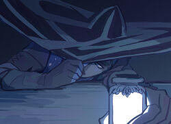 1boy 2022 bandai_namco beard elden_ring grey_hair hat light male mature_male namco pixiv preceptor_seluvis qur0704 robe white_background