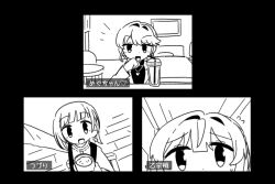  3girls :d braid commentary_request crown_braid cup disposable_cup drinking_straw earrings flying_sweatdrops fujishima_megumi fujishima_megumi_(post-graduation) hair_intakes hasu_no_daisankaku heart heart_necklace jacket jewelry kiruzzy link!_like!_love_live! love_live! multiple_girls necklace notice_lines official_alternate_costume open_clothes open_jacket open_mouth otomune_kozue otomune_kozue_(post-graduation) raised_inner_eyebrows single_earring sitting smile star_(symbol) star_earrings suit_jacket sweatdrop sweater translated turtleneck turtleneck_sweater video_call virtual_youtuber yugiri_tsuzuri yugiri_tsuzuri_(post-graduation) 