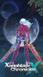  1girl 2020 aegis_sword_(xenoblade) alvein23_(artist) artist_name boots commentary core_crystal_(xenoblade) crossover dark-skinned_female dark_skin deviantart elma_(xenoblade_x) english_commentary full_moon glowing high_heel_boots high_heels highres holding holding_sword holding_weapon logo long_hair looking_at_viewer looking_back monado moon solo sword watermark weapon white_hair xenoblade_chronicles_(series) xenoblade_chronicles_1 xenoblade_chronicles_2 xenoblade_chronicles_x 