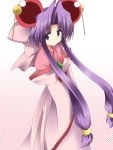  cherry_(saber_j) hair_ornament japanese_clothes kimono long_hair purple_eyes purple_hair saber_marionette_j solo violet_eyes 