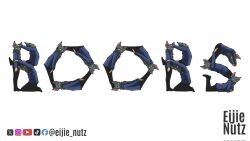  animal_ears bat_boy bat_ears black_pants black_shoes blue_suit clone commentary dispatch eijie_nutz english_commentary english_text grey_fur highres looking_at_viewer multiple_boys necktie no_pupils pants red_necktie shoes simple_background sonar_(dispatch) suit twitter_username white_background white_eyes 