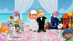  bob_(bob_the_builder) bob_the_builder claw_hammer dizzy_(bob_the_builder) dusty_(handy_manny) felipe_(handy_manny) flashlight flicker_(handy_manny) hammer handy_manny hard_hat helmet highres kelly_(handy_manny) lofty_(bob_the_builder) manuel_estevez_garcia muck_(bob_the_builder) non-web_source pat_(handy_manny) rolley_(bob_the_builder) rusty_(handy_manny) scoop_(bob_the_builder) screwdriver speech_bubble spoken_broken_heart squeeze_(handy_manny) stretch_(handy_manny) thought_bubble turner_(handy_manny) wedding wendy_(bob_the_builder) 