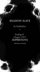  comicalcup commentary copyright_name english_commentary english_text greyscale highres monochrome shadow_slave text_focus title_page 