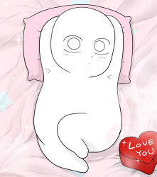  1boy commentary_request crossed_legs full_body highres kkamziru korean_commentary looking_at_viewer lying on_back pillow solo webtoon 