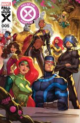  4girls 5boys absurdres armor artist_logo black_bodysuit black_hair black_pants black_shirt blue_skin bodysuit breasts brown_hair character_request charles_xavier clothing_cutout colored_sclera colored_skin colossus_(x-men) comic_cover company_name copyright_logo copyright_name cover cover_page covered_pectorals crossed_arms curly_hair cyclops_(x-men) dark-skinned_female dark_skin dated david_nakayama earrings epaulettes floating_hair green_armor green_eyes highres hip_vent husband_and_wife jean_grey jewelry kitty_pryde lightning_bolt_earrings lightning_bolt_symbol logo long_hair looking_at_viewer marvel marvel_girl metal_skin mohawk multiple_boys multiple_girls muscular muscular_male navel nightcrawler official_art orange_hair pants pectorals pink_hair pixie_(x-men) scott_summers shirt storm_(x-men) superhero_costume tree western_comics_(style) white_hair white_shirt x-men yellow_sclera 