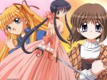  kanon kawasumi_mai misaka_shiori sawatari_makoto sword wallpaper weapon 