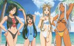  aa_megami-sama belldandy peorth skuld swimsuit urd 