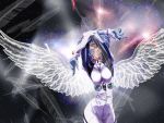  angel ayanami_rei neon_genesis_evangelion plugsuit wings 