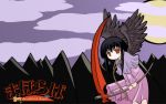  death kurosaki_sayoko mahoraba mahoraba_heartful_days scythe tarot wings 