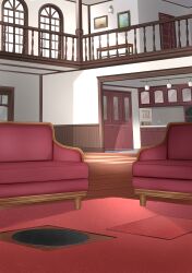  absurdres commentary_request commission couch epicary_radz highres indoors neglect_play no_humans original painting_(object) picture_frame pixiv_commission window 