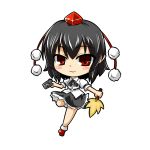  :3 bad_id black_hair camera chibi copycat_(dryfood) copycat_(homura) hat red_eyes shameimaru_aya short_hair solo tokin_hat touhou 