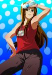  brown_eyes brown_hair glasses k-on! solo water_bottle yamanaka_sawako 