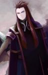  asch bad_id blue_eyes grey_background long_hair male osokan red_hair redhead serious solo surcoat tales_of_(series) tales_of_the_abyss 