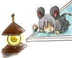  grey_hair jeweled_pagoda kiiloshima lowres mouse_ears mouse_tail nazrin short_hair solo tail touhou trapped 