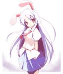  animal_ears bunny_ears highres long_hair machily miko_machi necktie reisen_udongein_inaba skirt solo touhou very_long_hair 